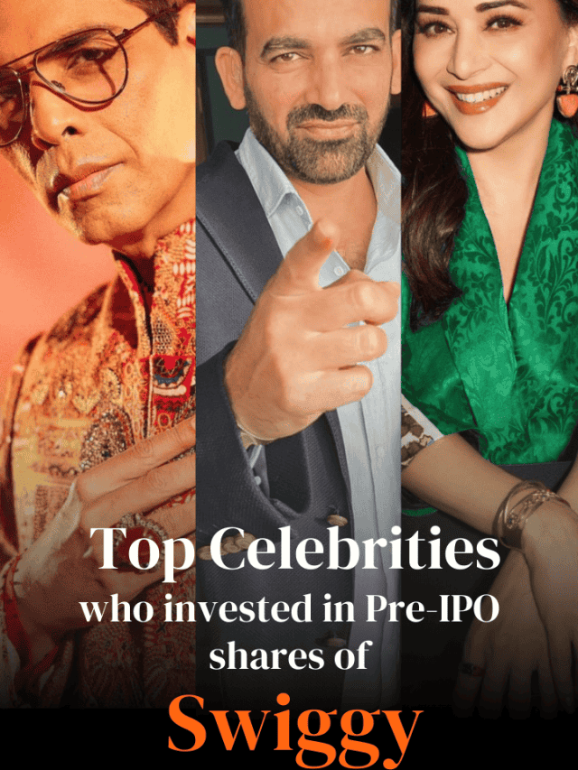 top celebrities invested in Pre-IPO shares of swiggy