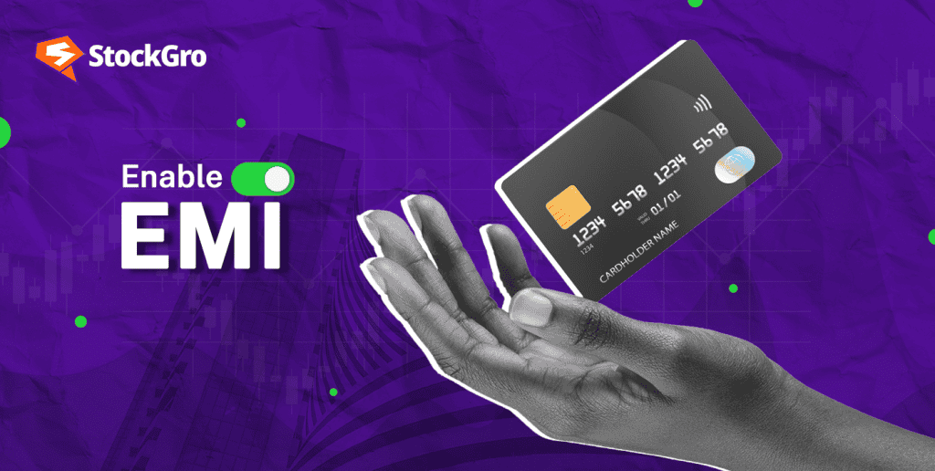 EMI options on your credit card