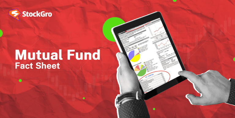 Mutual fund fact sheet