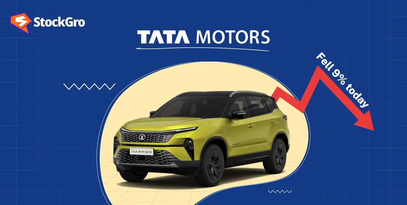 Why Did Tata Motors Share Price Fall 9% Today?